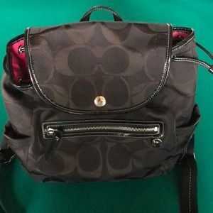 Coach! Black backback